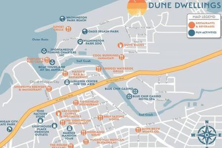 Close To Beach, W&D, Pet Friendly, Dunes, Casino Michigan City Eksteriør billede
